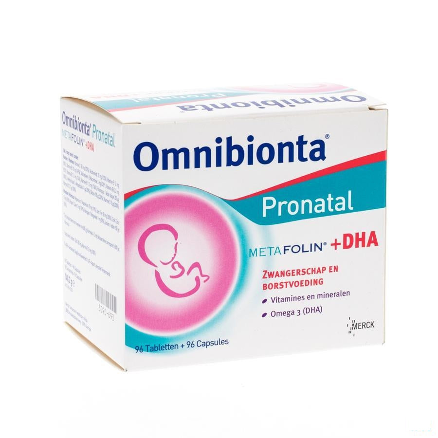 Omnibionta Pronatal Metafolin+dha Tabletten 96+96