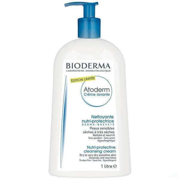 Bioderma Atoderm Wascreme Voeden-beschermen 1l - Bioderma - InstaCosmetic