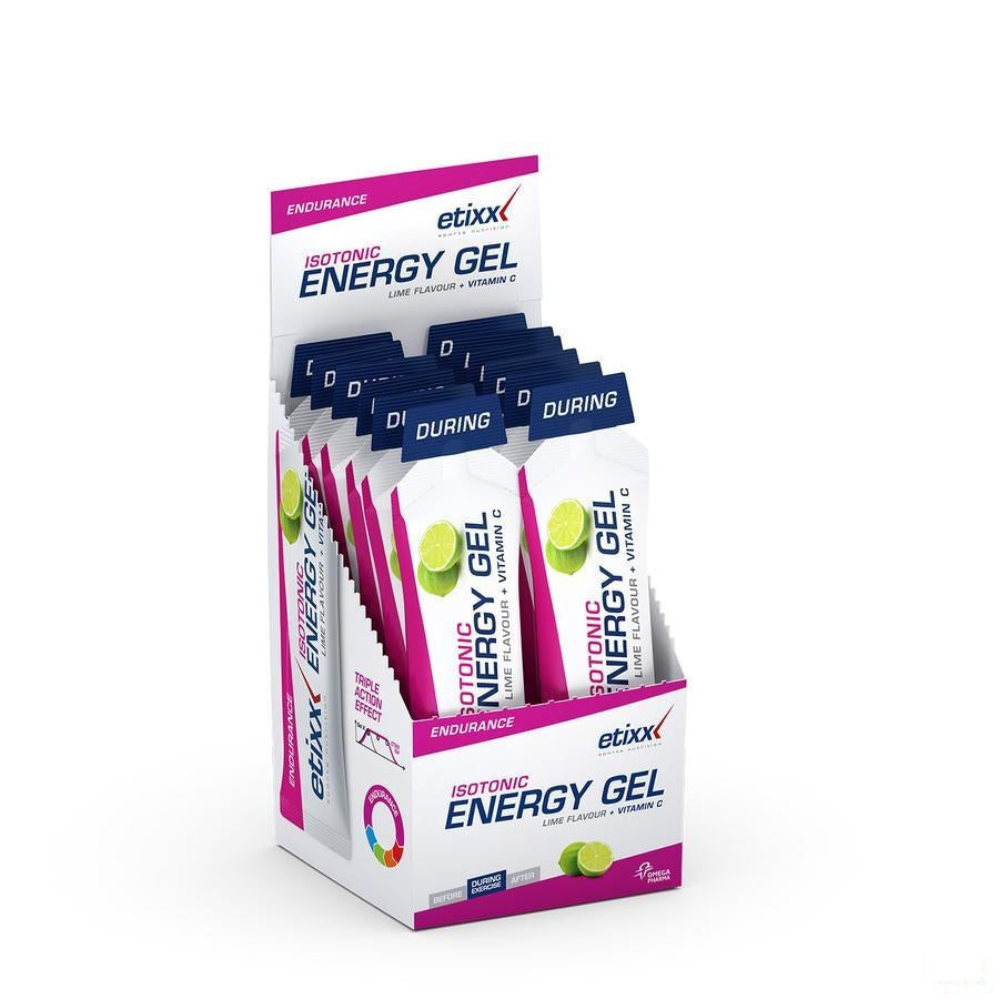 Etixx Isotonic Energy Gel Lime 12x40g