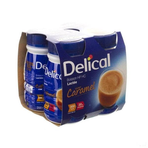 Delical Melkdrank Hp-hc Caramel 4x200ml - Bs Nutrition - InstaCosmetic
