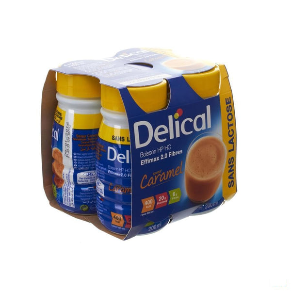 Delical Effimax 2.0 Caramel 4x200ml - Bs Nutrition - InstaCosmetic