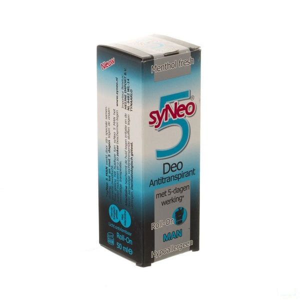 Syneo 5 Man Deo A/transpirant Roll-on 50ml - Heijne Import - InstaCosmetic