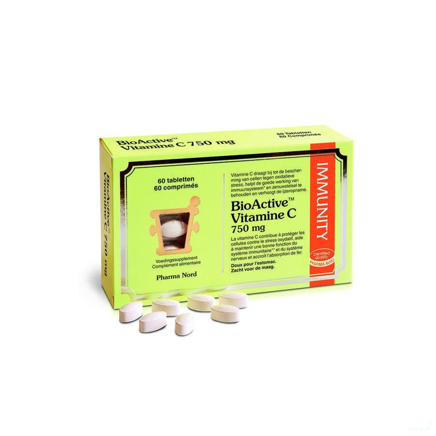 Bioactive Vitamine C 750mg Tabl 60