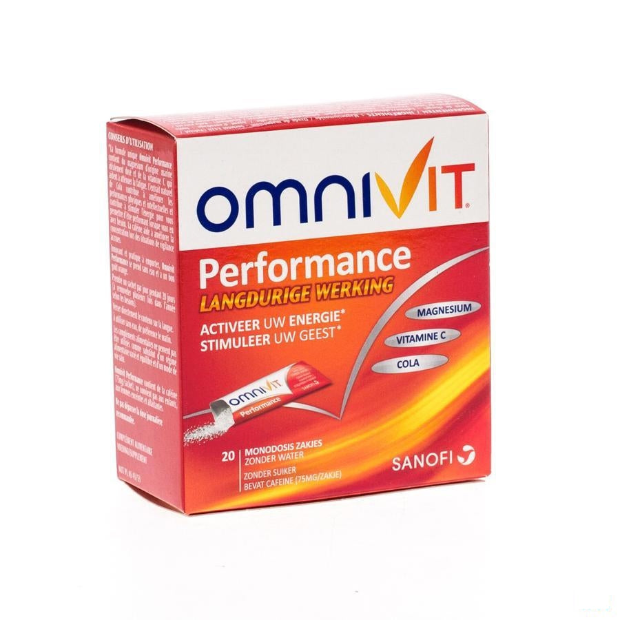 Omnivit Performance Monodosis Zakje 20