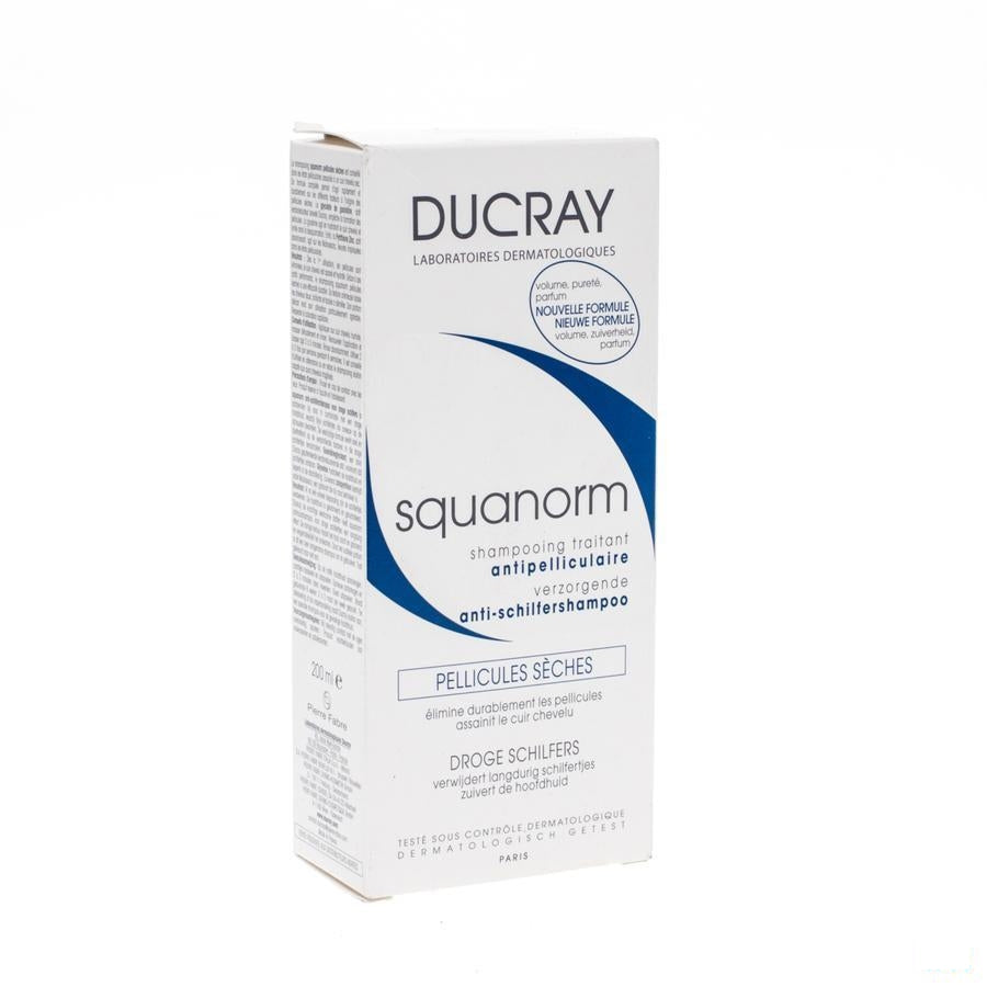 Ducray Squanorm Sh Droge Schilfers Nieuwe Formule 200ml