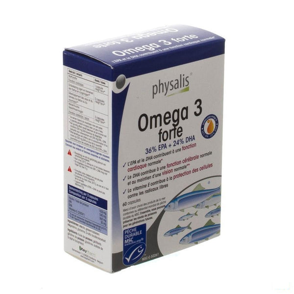 Physalis Omega 3 Forte Epa+dha Softcaps 30 - Keypharm Nv - InstaCosmetic