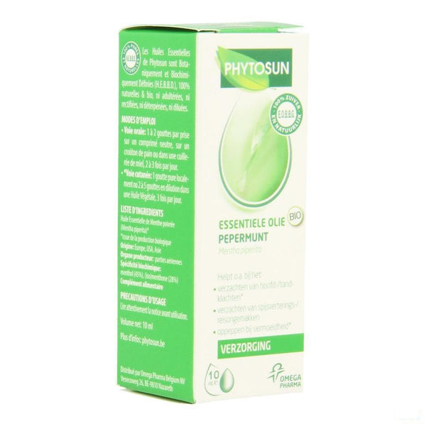 Phytosun Pepermunt Bio 10ml - Phytosun - InstaCosmetic