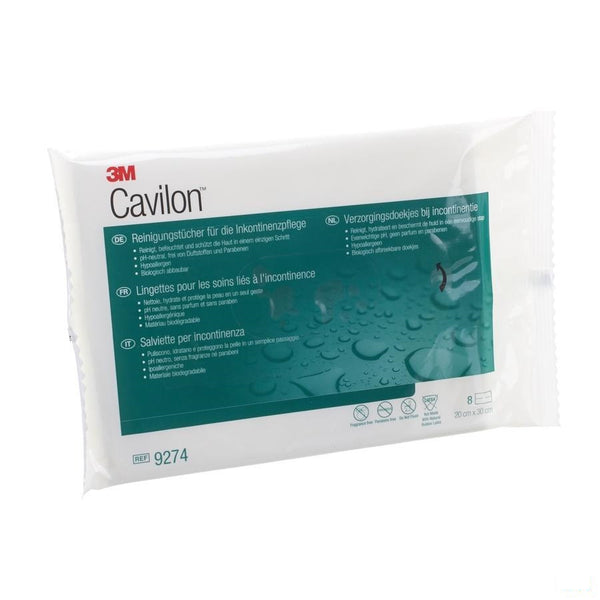 Cavilon Verzorgingsdoekjes Incontinentie 8 9274 - 3m Belgium - InstaCosmetic