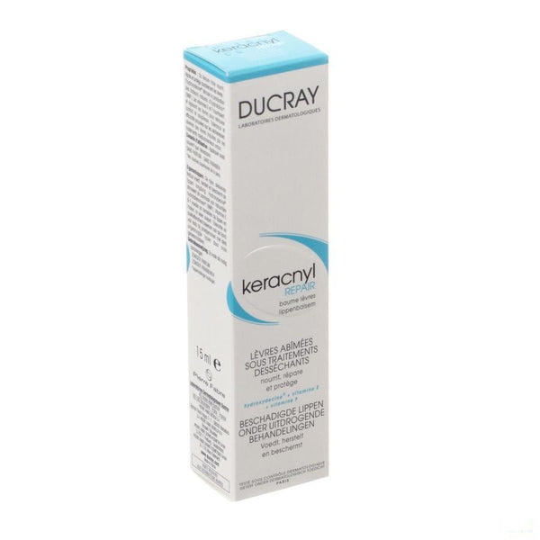 Ducray Keracnyl Repair Lipbalsem 15ml - Ducray - InstaCosmetic