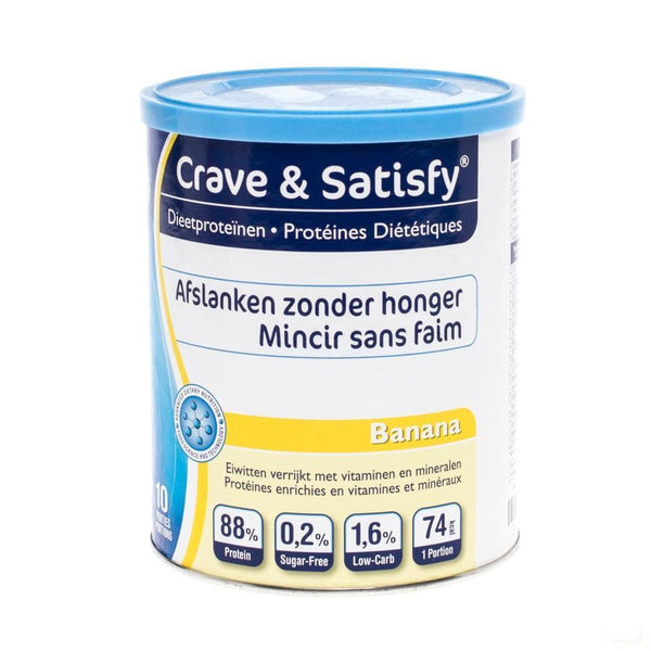 Crave & Satisfy Dieetproteinen Banana Pot 200g - Cytus - InstaCosmetic