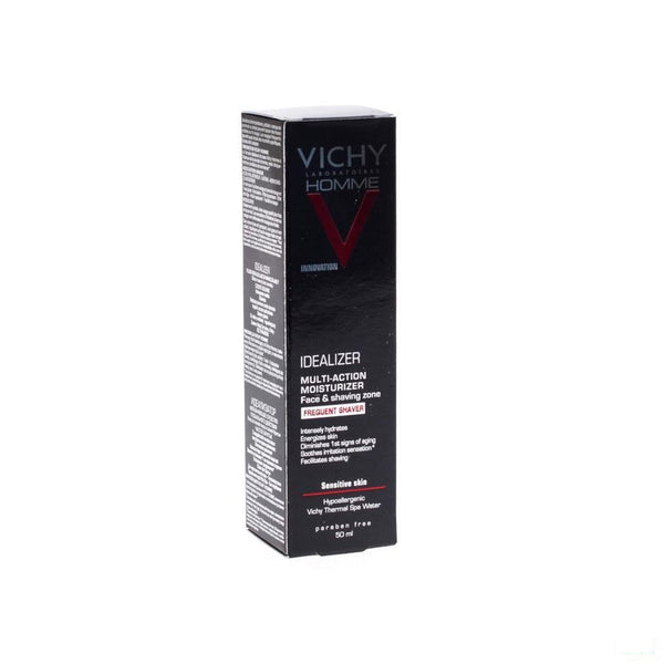 Vichy Homme Idealizer Hydratant - Gladde Huid 50ml - Vichy - InstaCosmetic