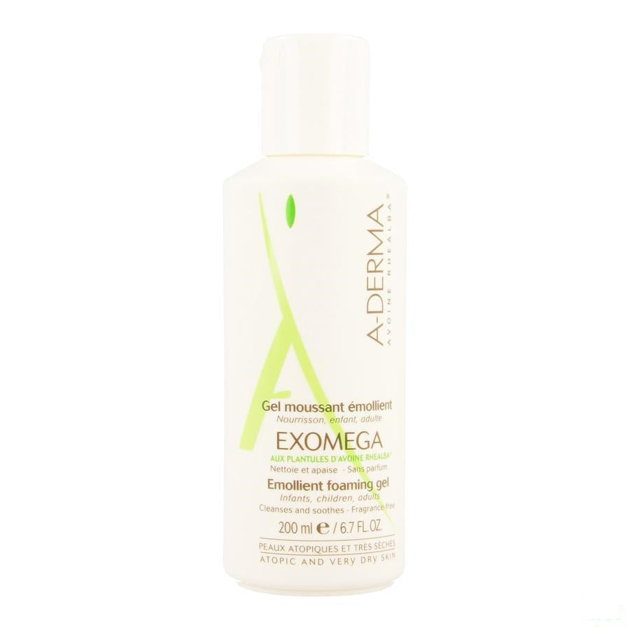 Aderma Exomega Schuimgel Pompfl 200ml