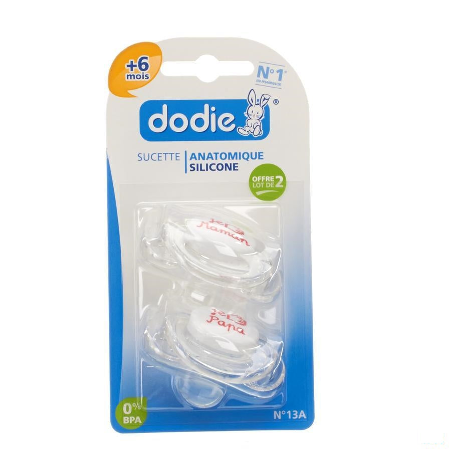 Dodie Fopspeen Boodschap 2lftd Sil. Ring Duo 2