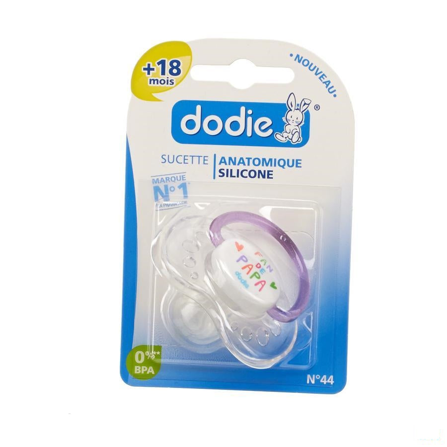 Dodie Fopspeen Fan +18m Sil. Ring
