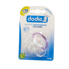 Dodie Fopspeen Fan +18m Sil. Ring