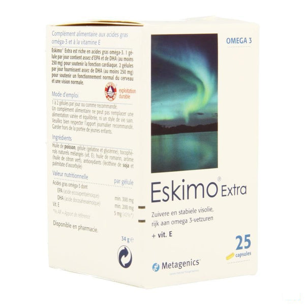 Eskimo Extra Capsules 25 - Metagenics - InstaCosmetic