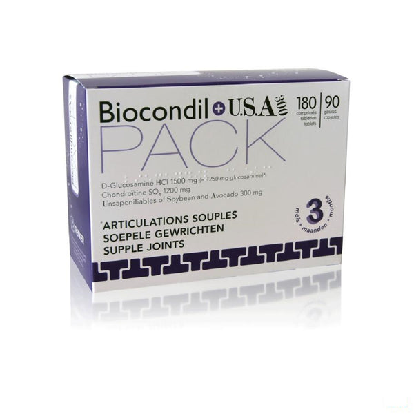 Biocondil 180 Tabl + Usa 300 90 Caps - Trenker - InstaCosmetic