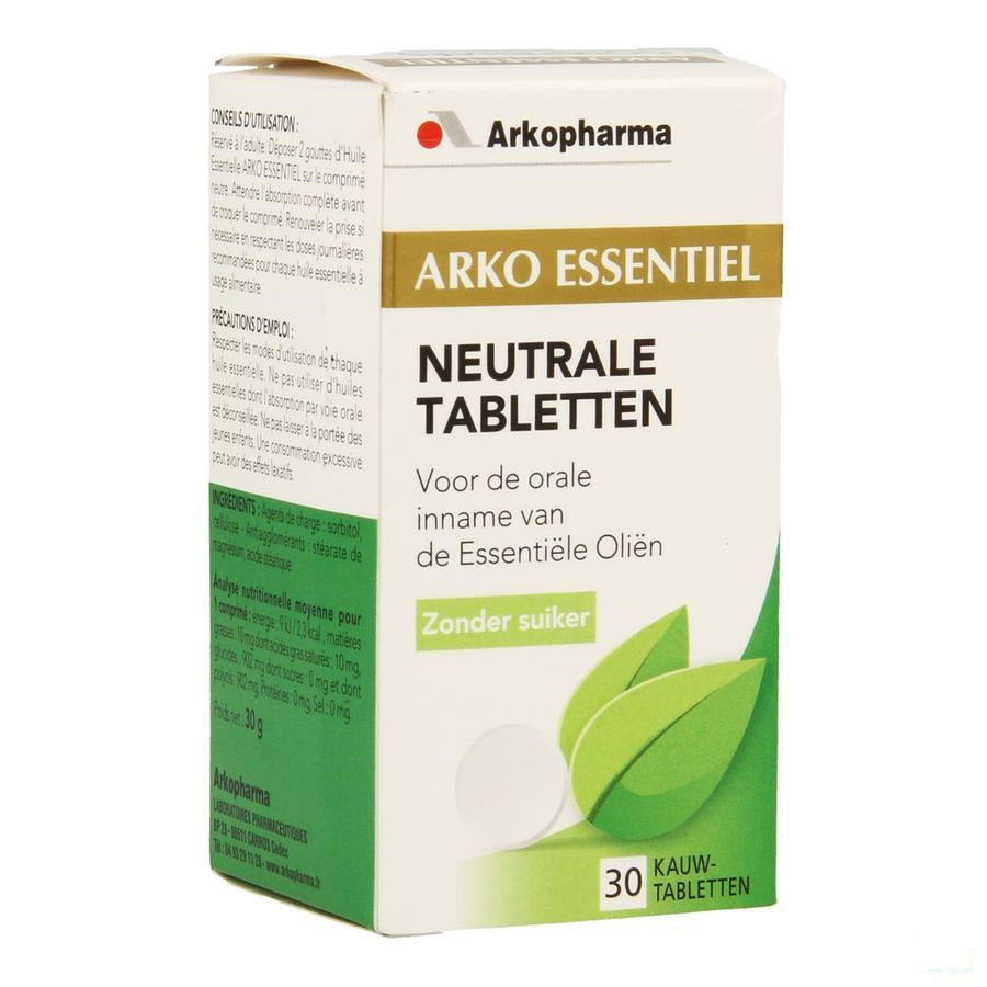 Arko Essentiel Neutrale Tabletten Kauwtabl 30