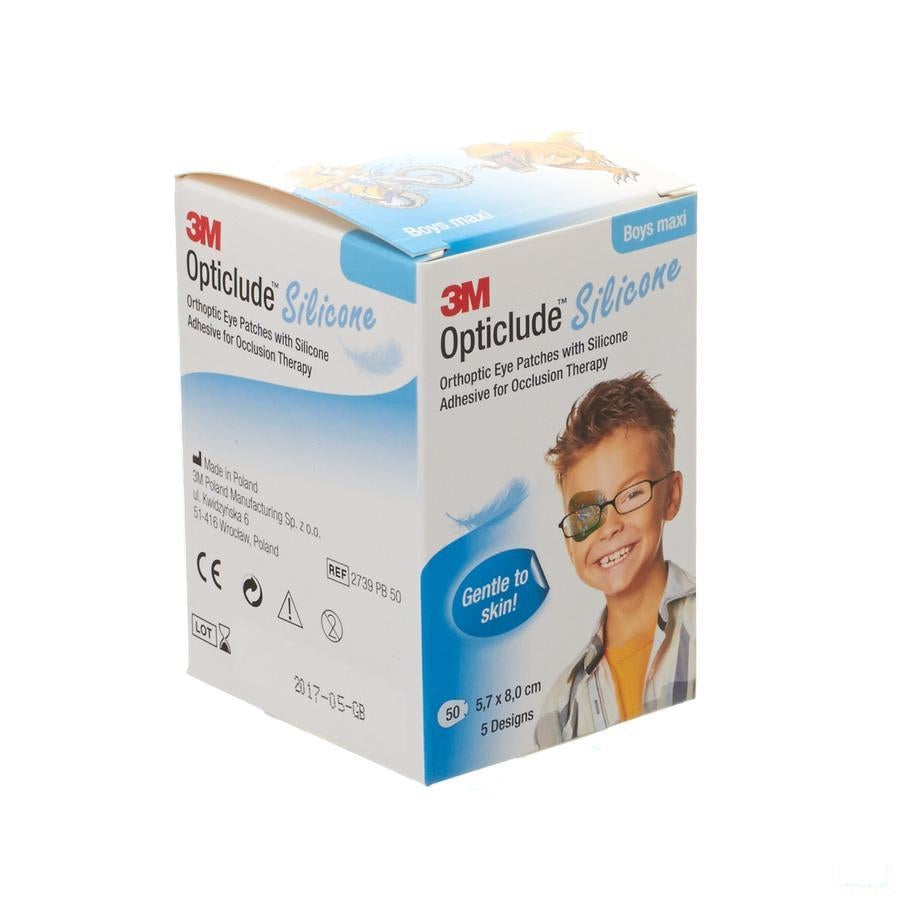 Opticlude 3m Silicone Eye Patch Boy Maxi 50