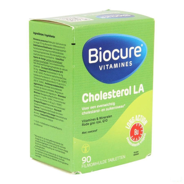 Biocure Cholestrol La Filmomh.tabl 90 - Qualiphar - InstaCosmetic