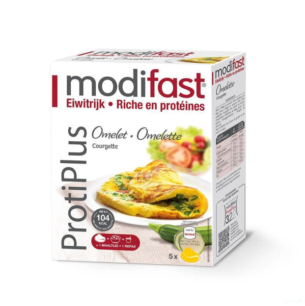 Modifast Protiplus Omelet Courgette Zakje 5x30g - Modifast - InstaCosmetic