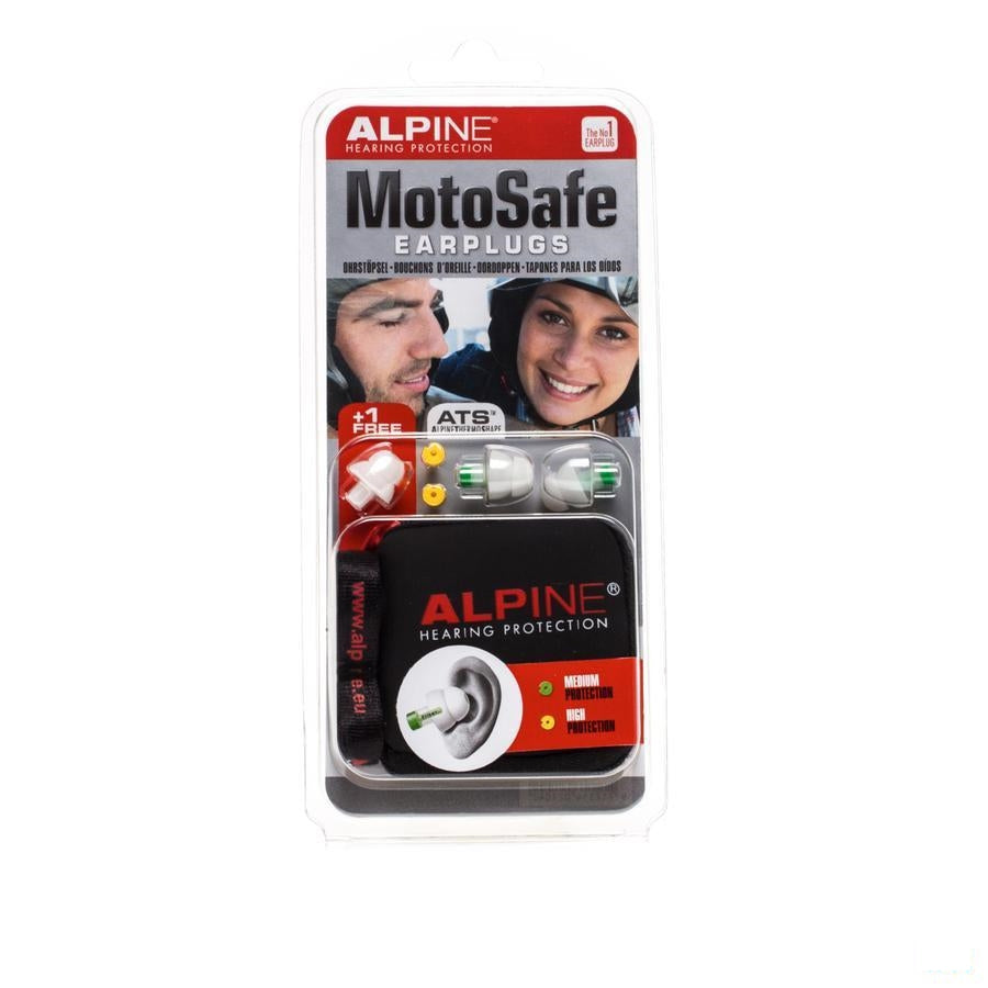 Alpine Motosafe Oordoppen + 2 Filters 1 Paar