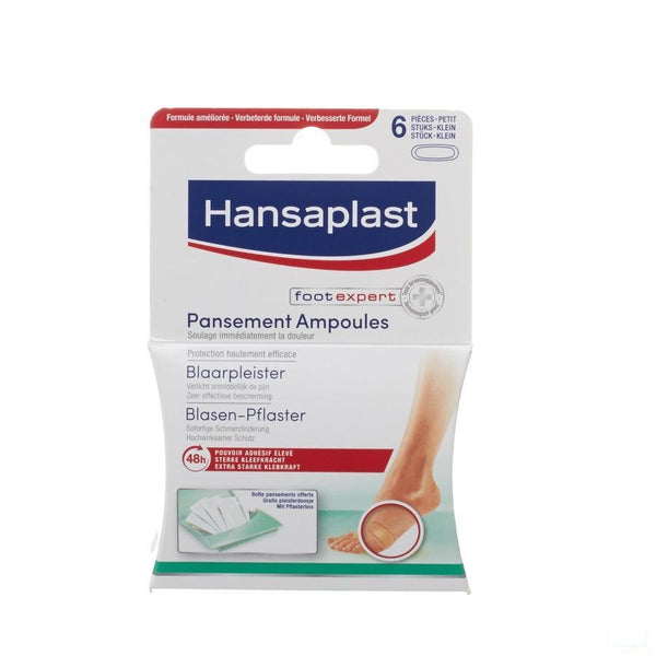 Hansaplast Sos Blaarpleister Klein Strip 6 - Beiersdorf - InstaCosmetic