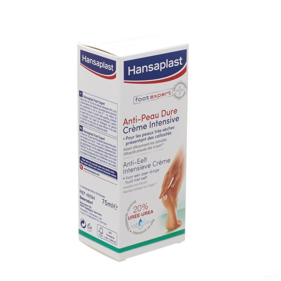 Hansaplast A/eelt 20% Urea Intensieve Creme 75ml