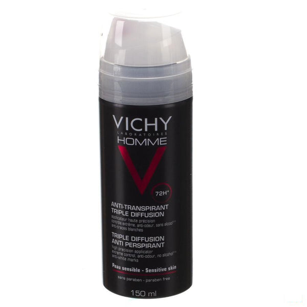 Vichy Homme Deo Tri-spray 72u 150ml - Vichy - InstaCosmetic