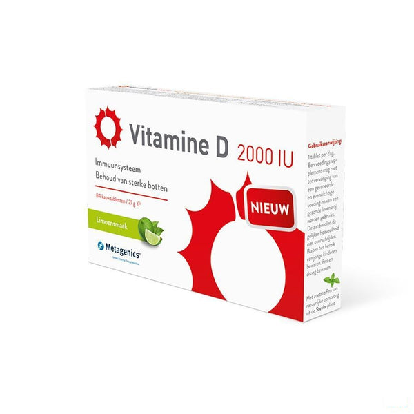 Vitamine D 2000iu Tabl 84 - Metagenics - InstaCosmetic