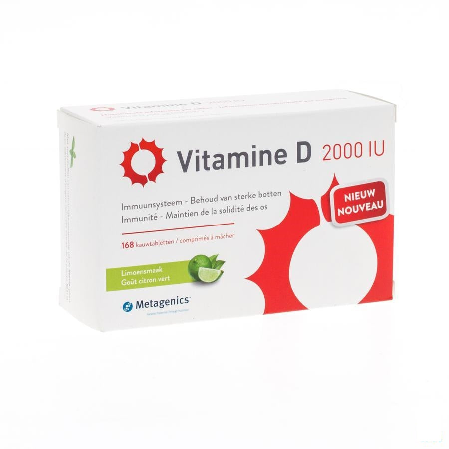 Vitamine D 2000iu Tabl 168