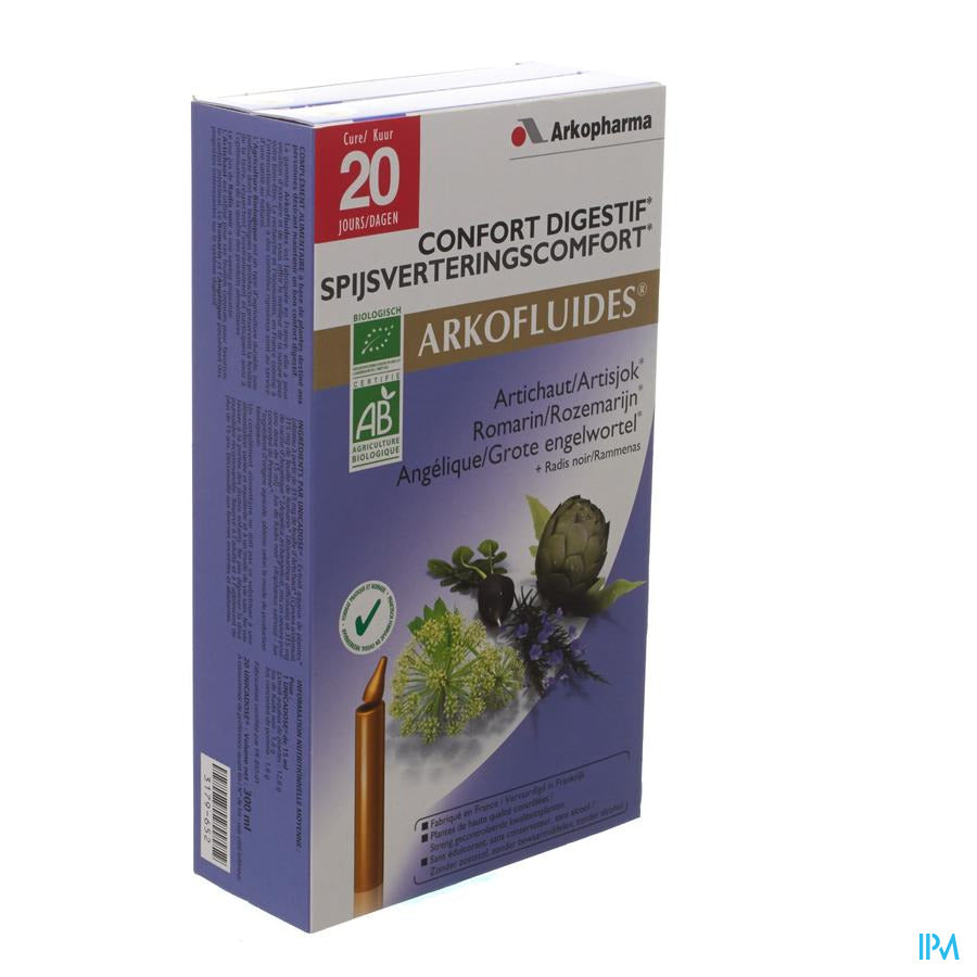 Arkofluide Spijsvertering Bio Unicadoses 20