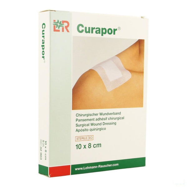 Curapor Verb Chirurg. Steriel 10cmx 8cm 5 32903 - Lohmann & Rauscher - InstaCosmetic
