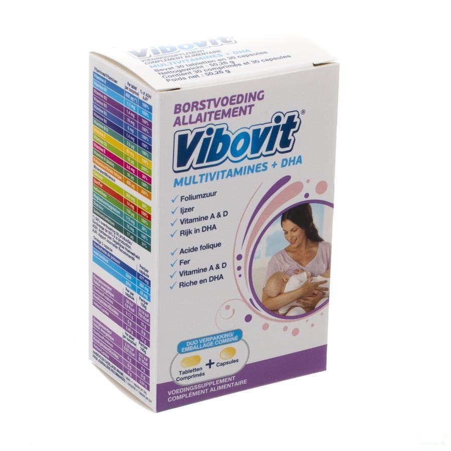 Vibovit Borstvoeding 30 Tabl + 30 Caps