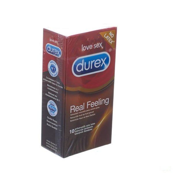 Durex Real Feeling Condoms 10 - Reckitt - InstaCosmetic