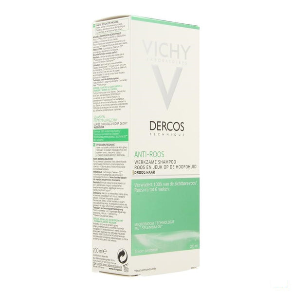 Vichy Dercos Anti-roos Shampoo Droog Haar Reno 200ml - Vichy - InstaCosmetic