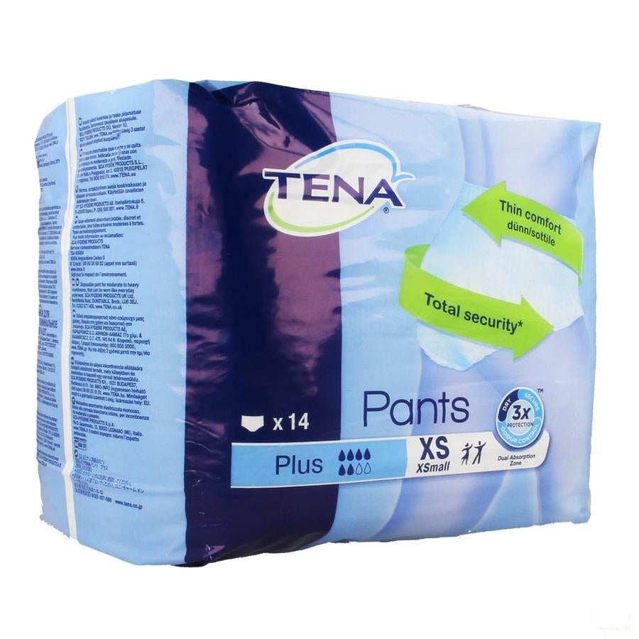 Tena Pants Plus Extra Small Nieuwe Formule 50- 70cm 14 792314