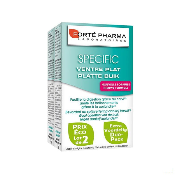 Specific Platte Buik Duopack Tabletten 2x28 - Forte Pharma - InstaCosmetic