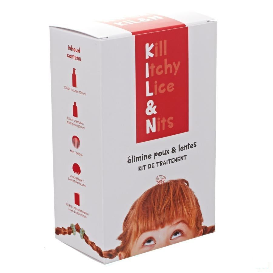 Kill&n Schuim Kit A/luizen-neten 100ml