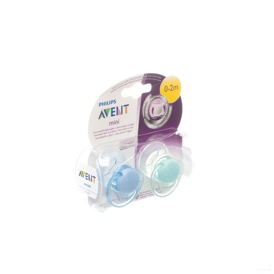 Avent Mini Fopspeen Boys 0- 2m Duopack