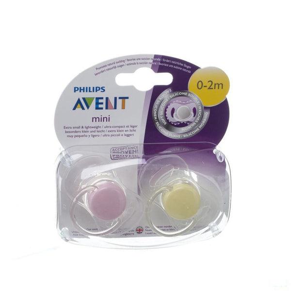 Avent Mini Fopspeen Girls 0- 2m Duopack - Bomedys - InstaCosmetic