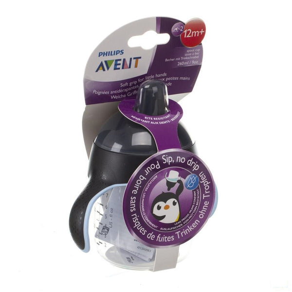 Avent Lekvrije Beker Pinguin Zwart 260ml - Bomedys - InstaCosmetic