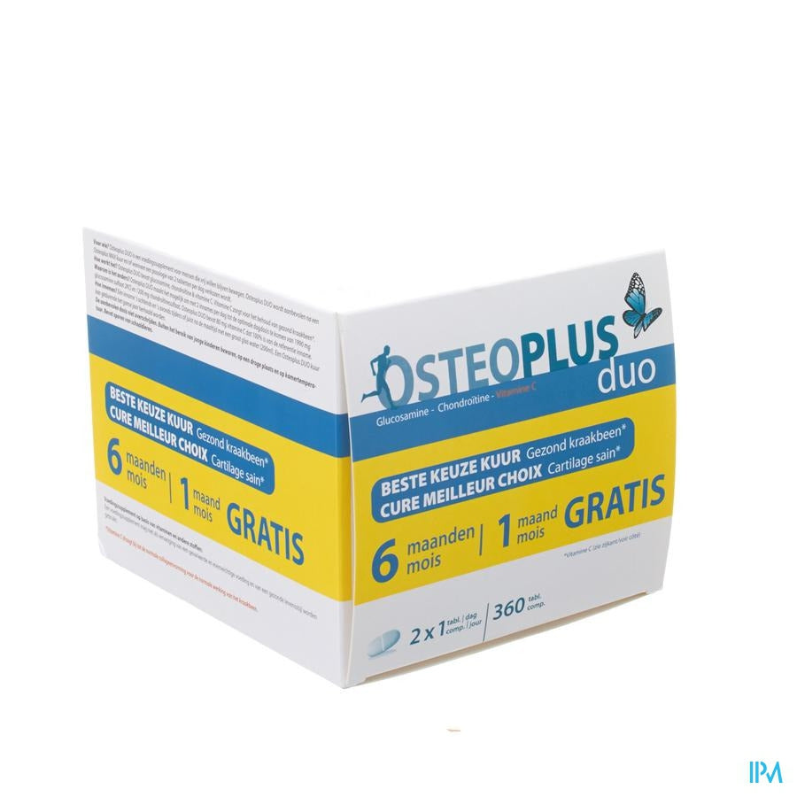 Osteoplus Duo Tabletten 360 Promo 1 Maand Gratis