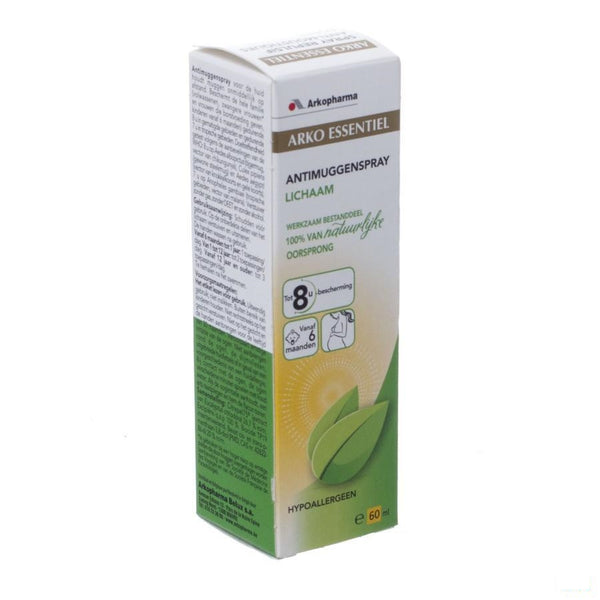 Arko Essentiel Spray Afstotend A/muggen 60ml - Arkopharma - InstaCosmetic