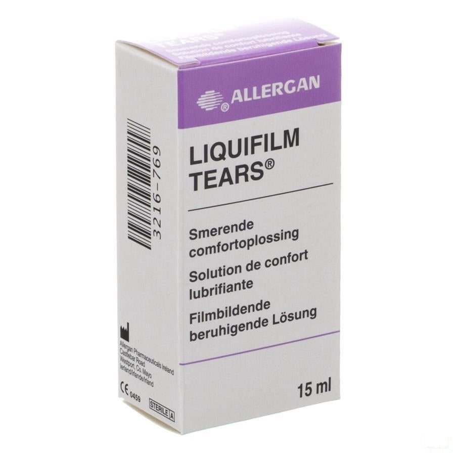 Liquifilm Tears Steriele Oplossing Nieuwe Formule 15ml