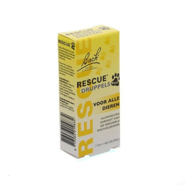 Bach Rescue Pets Druppels 10ml - Bach - InstaCosmetic