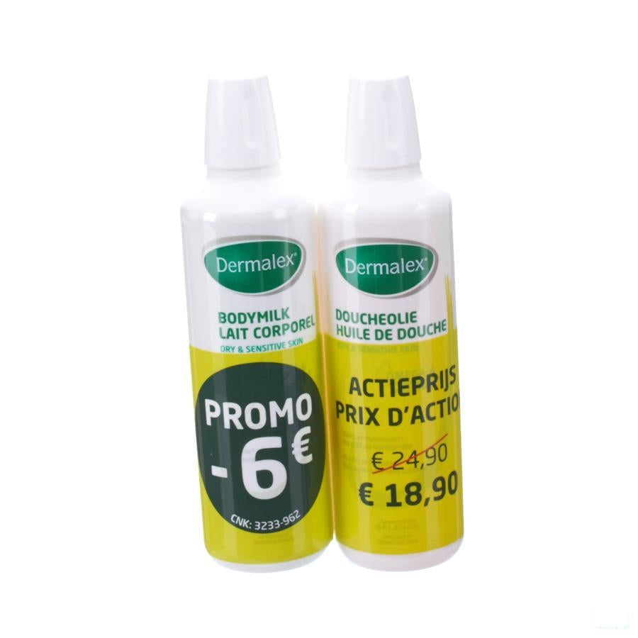 Dlx Bodymilk + Doucheolie 250ml Promo -6eur
