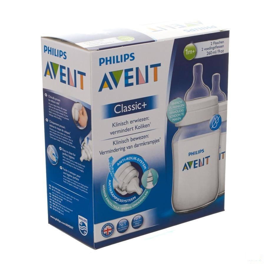 Avent Zuigfles Classic+ Pp Duo 2x260ml