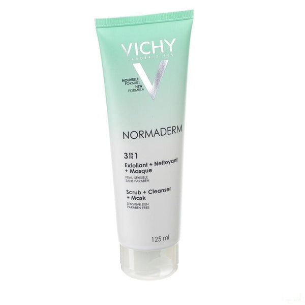 Vichy Normaderm Gel Zuiverend 3in1 125ml - Vichy - InstaCosmetic