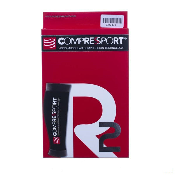 Compressport Calf R2 Black T5 - Ocebio - InstaCosmetic